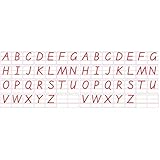 TOYANDONA 56 Stücke Spielzeug mit Paste Abc Lernmagnet Leer+ Kühlschrank Klassenzimmer Rechtschreibung Pädagogisches Alphabet S Aufkleber Frühe Kinder Buchstaben Magnete Großbuchstaben