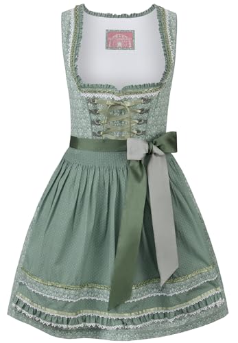 Stockerpoint Vestido Dirndl Kim para Ocasiones Especiales para Mujer, Verde (Sage), 38