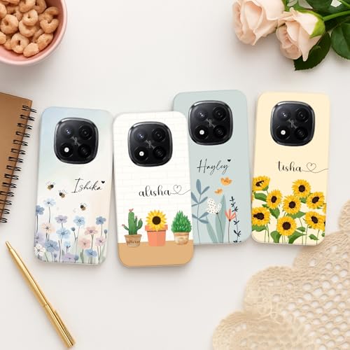 Image of COLORflow Back Cover Compatible with Redmi Note 14 Pro Plus | Floral Family Customized Back Cover Compatible with Redmi Note 14 Pro Plus