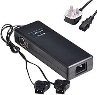 V Mount Charger, Hisewen 16.8V 4A D-tap Adapter Charger for Sony BP-95W/BP-150W/BP-190W V-Lock Battery, for Sony BC-U1 BC-U2 BP-U65 Batteries