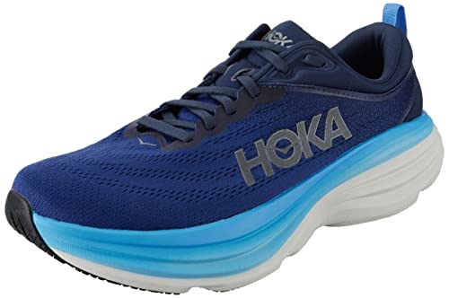 Image of Hoka Men's Bondi 8 Outer Space /All Aboard 8.5 Wide