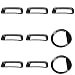 AVOMAR Front Grille Grill Mesh Grille Insert Kit + Angry Bird Style Headlight Lamp Cover Trim For Jeep Patriot 2011-2016 (Black Front Grill Mesh + Angry Bird Headlight Cover-3)