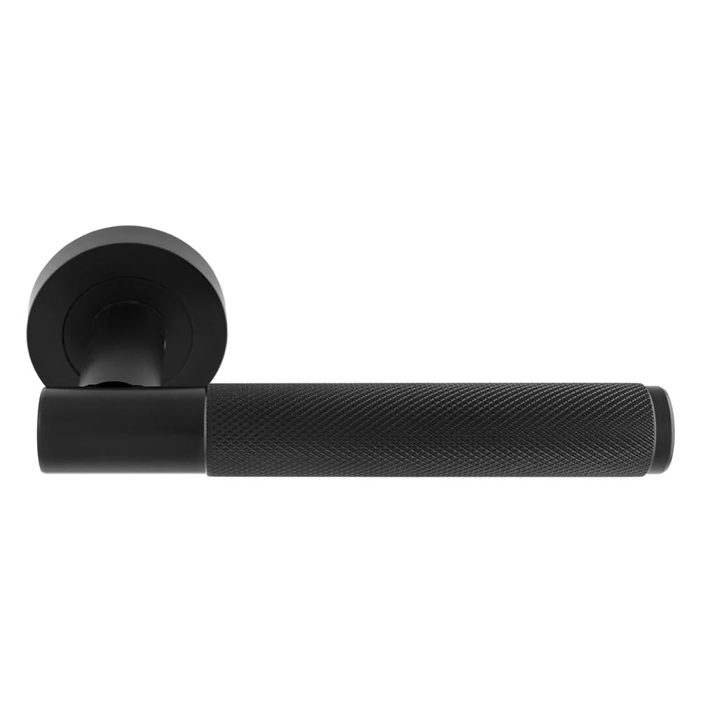 Carlisle Brass Lagos Ulitmate Door Pack - Includes Pair of Handles, 3 Hinges and a 3" Latch in Matt Black
