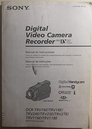  Digital video camera recorder Mini DV manuale