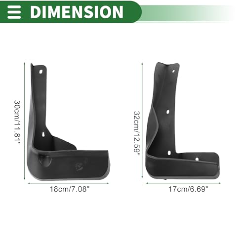 Image of Motoforti Mud Flaps Splash Guards Mud Guards for Honda Jade 2017-2020 W /Mount Accessories