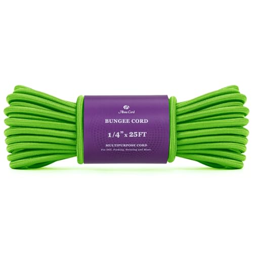 Abma Cord Bungee Cord 1/4in x 25ft Elastic Shock Cord Bungee Rope