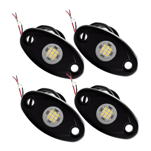 Luces roca LED coche Kisangel instaladas para rutas nocturnas de forma segura
