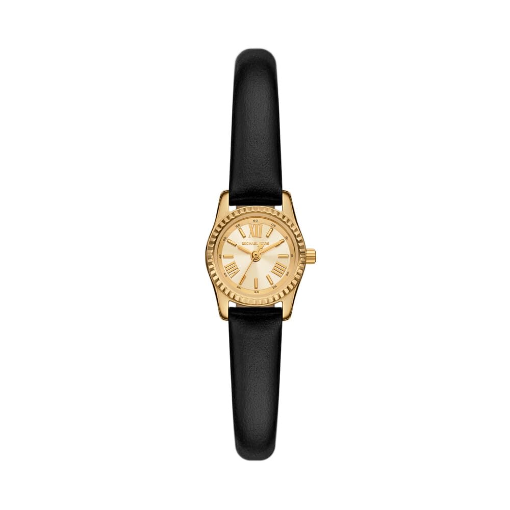 Michael Kors Women's Analog Quartz Watch with Leather Strap MK4901