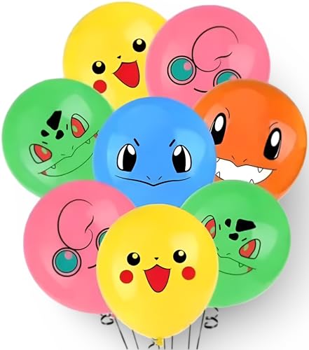 Pokémon Party Supplies | 15+ Years | 10 x Balloons | Mix 2