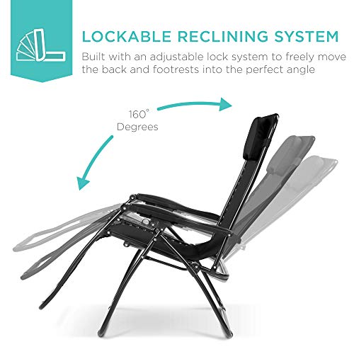 Best Choice Products SKY4496 Oversized Zero Gravity Chair thumb #3