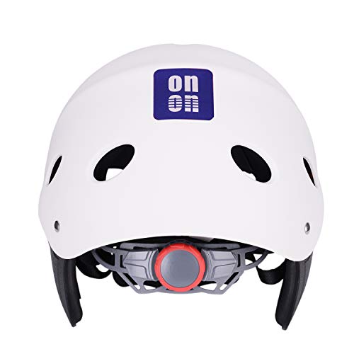 Tontron Classic Wakeboard Kajak Kite Surf Wassersporthelm (Weiss, L(55-61cm)) - Image 4