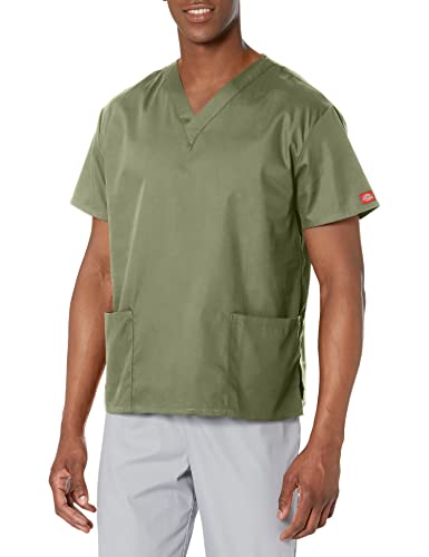 Image of Dickies EDS Signature Scrubs Tops for Women V-Neck Modern Classic Fit
