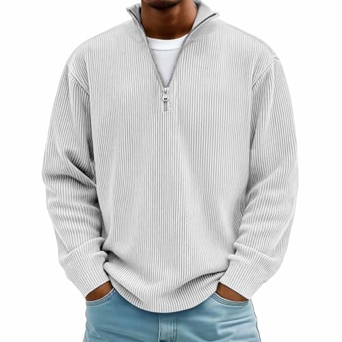 Mokaloha Mens Shirts, Mokaloha Men's Simple Everyday Ribbed Stand Collar Pocket Casual Long Sleeve Henley Shirt3