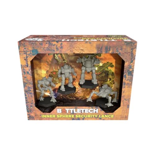 BattleTech | Miniatures | Inner Sphere Security Lance | Expansion | Miniature Game | Catalyst Game Labs | Ages 14+ | Spiel auf Englisch