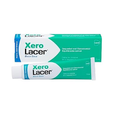 LACER XERO - Pasta Dentífrica 75 ml  Alivio de la Sequedad Oral  Refresca la Boca  Remineraliza el Esmalte  Refuerza las Encías  Reequilibra la Flora Bacteriana