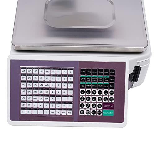 Báscula Electrónica Digital Universal con Impresora y Pantalla LCD miniatura 5