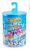 Hot Wheels Color Reveal Multipack with 2 Surprise Cars That Change Deco in Warm & ICY Cold Water, Dunking Barrel, Toy for Kids 3 Years & Up
