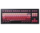 ZORNHER CG870 Tastatur Kabellos, Mechanische Tastatur 80% Wireless Keyboard Schwarz mit Lippenstift-Farbverlauf Jelly Keycaps, Creamy Linear Switches, Hot Swap, RGB Beleuchtung, Gaming Tastatur