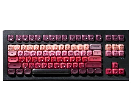 Image of ZORNHER CG870 Lipstick Mechanical Keyboard,TKL Pink Gaming Keyboard,Foundation Creamy Thocky Keyboard,Creamy Sounding Switches,Cute Kawaii Girly Jelly Keycaps