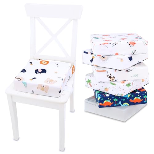 Sitzerhöhungskissen Für Kinder – Verstellbar, Abnehmbar, Weiches Sitzkissen Für Stühle – Tier-Design, 40x40x5 Cm