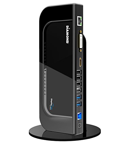 Diamond Multimedia Ultra Dock Dual Video USB 3.0/2.0 Universal Docking Station with Gigabit