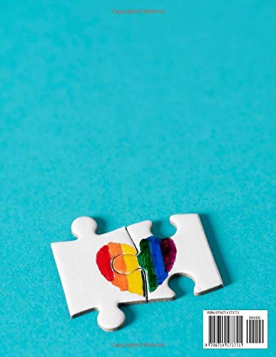 LGBTQ Notebook 100 pages Wide ruled 8,5 x 11 in: LGBTQ Notebook : love and pride - Image 2