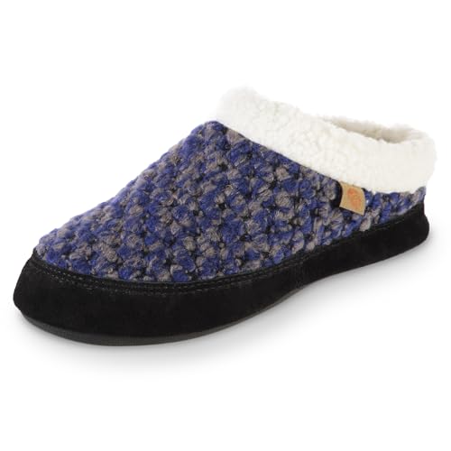 Image of Acorn Womens Slipper with Berber Lining, Suede Siding and Durable Non-Slip Indoor /Outdoor Sole