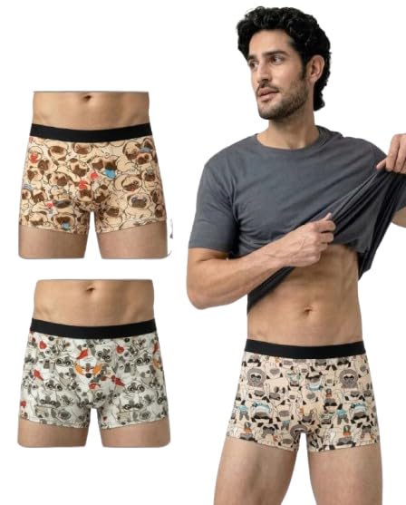 redx Men's Printed Nylon Underwear Pack of 3 | Soft Stretchable Briefs for Men | Comfortable Breathable Innerwear-picture-16
