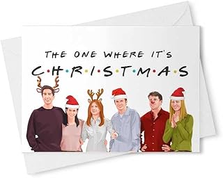 Friends Christmas Card - The One Where It's Christmas, Funny Holidays Card, Holiday Card, Merry Christmas, Christmas Humor, Funny Xmas Card [00371]