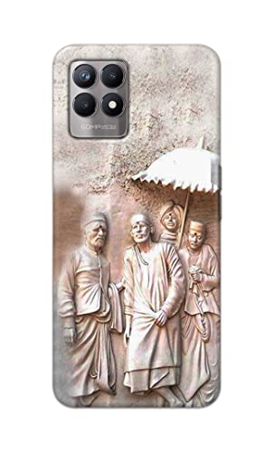 Image of Printed Hard Back Cover Case for Realme Narzo 50 4G Back Cover (Sai Baba) -1803