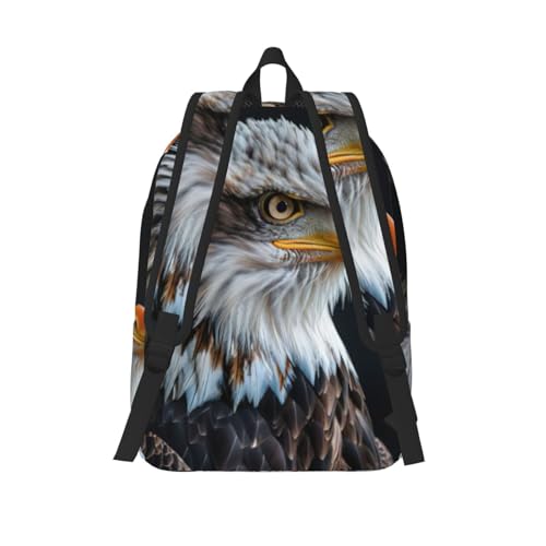 Sac à dos voyage aigle blanc EdWal pour ordinateur portable et université - 3