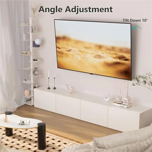 Support mural TV réglable pour éliminer les reflets sur écran LED