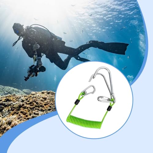 Gancho de buceo metálico y equipo para actividades náuticas subacuáticas de alta resistencia 6