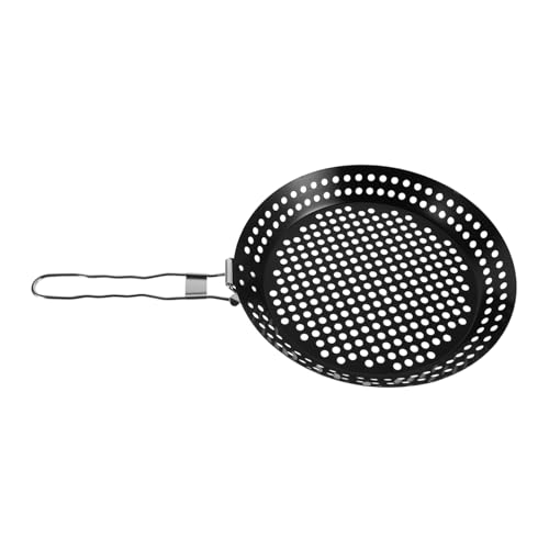 balacoo Outdoor Portable Barbecue Tray Nonstick Grill Pan for BBQ Camping Grill Pan for Indoor Cooking