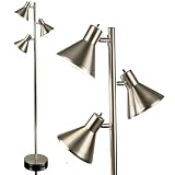 Tree Floor Lamp with 3 Adjustable Reading Room Lights - Pole Lamp Living Room Light Tree Style Stand