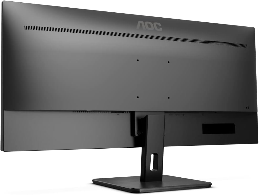 AOC U34E2M - Monitor WQHD da 34 pollici, 100 Hz, 4 ms, sincronizzazione adattiva (3440x1440, HDMI, DisplayPort), colore nero AOC U34E2M - Monitor WQHD da 34 pollici, 100 Hz, 4 ms, sincronizzazione adattiva (3440x1440, HDMI, DisplayPort), colore nero
