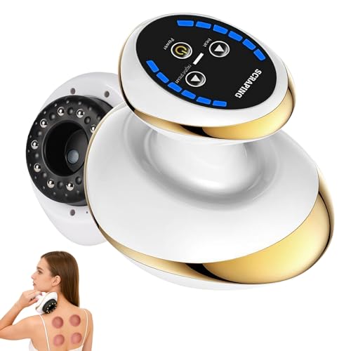 Lymphdrainage Gerät Cellulite Massagegerät 4-in-1Massagegerät mit Vakuum-Schröpftherapie&Gua Sha Elektrisch schröpfgerät elektrisch zur Hautstraffung&Durchblutung Anti-Cellulite Massage für den Körper