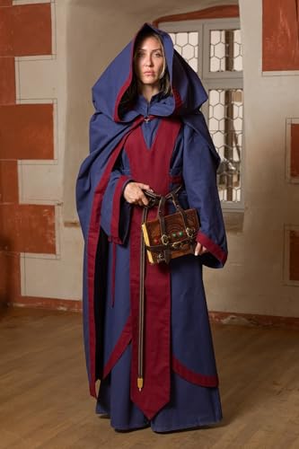 Burgschneider Dungeons & Dragons WIZARD COSTUME Adult Unisex Clothing Set | Fully Licensed by D&D | Spellbook at the ready!2