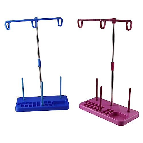 Image of HomeSoGood 2 Pack Thread Holder Embroidery and Sewing Machine Thread Organizer for 3 Scoops
