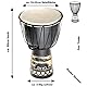 50cm Djembe Trommel Bongo Holztrommel Drum Darbuka Guter Klang Elefant Geschnitzt