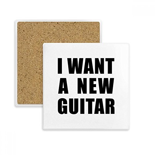 Coaster tasse guitare en pierre absorbante premium multicolor