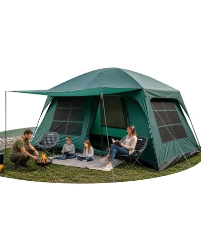 Abahub 10 Person Tent for Camping, Family Cabin Tents with...