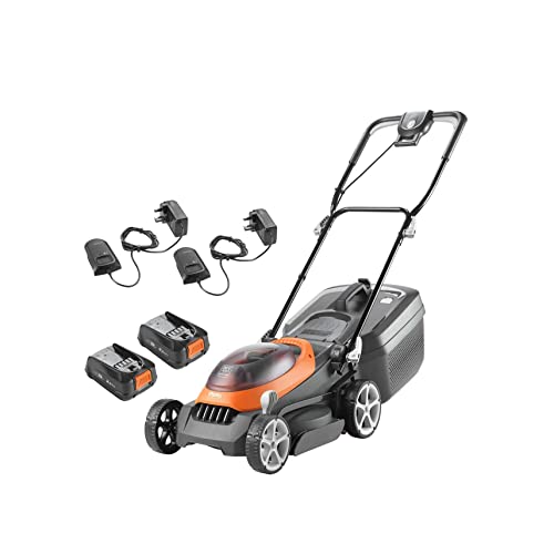 Flymo 36V UltraStore 340R Cordless Lawnmower Kit - x2 18V Power For...