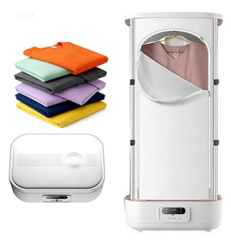 Máquina de planchar automática, secadora de vapor plegable, secadora de vapor de circulación de aire caliente, tiempo y temperatura ajustables para todos los tejidos