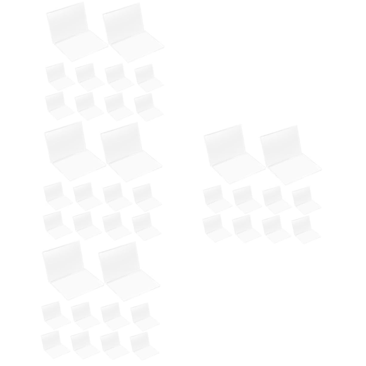 4 Set Scatola Di Carte Carta Difficile Chiaro Protettivo Sottile Protettori Multiplo Protezione Astuccio Display Titolare Commercio Protettore Acrilico Transparent 10 Pezzi * 4