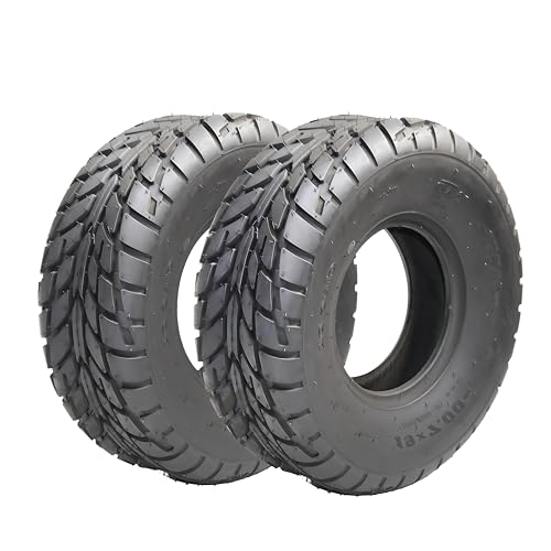 STMHOM set of 2 All Terrain Tires atv tires 19X7-8(180/80-8) 4PR Tubeless, mini bike tires