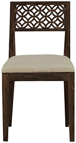 Image of Wooden Dining Table 6 Seater | Six Seater Dinning Table with 6 Chairs for Restaurant | Dining Room Sets | Sheesham Wood, Dark Walnut