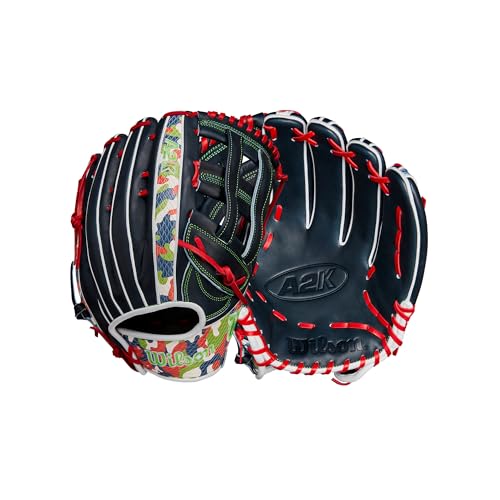 Gants de baseball Wilson A2K outfield avec poche profonde et double bande de renfort