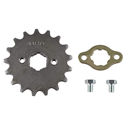 JRL 420 17T 20mm Drive Front Counter Sprocket Fit For ATV Pit Bike Lifan YX Loncin 125 140