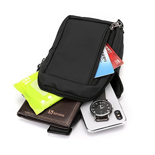 Sling Bags Men Shoulder Backpack Small Cross Body Chest Sling Backpack,Black4